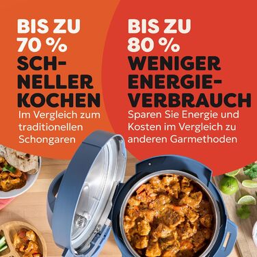 Мультиварка-скороварка Instant Pot 3,8 л, 7-в-1, колір Daydream Blue