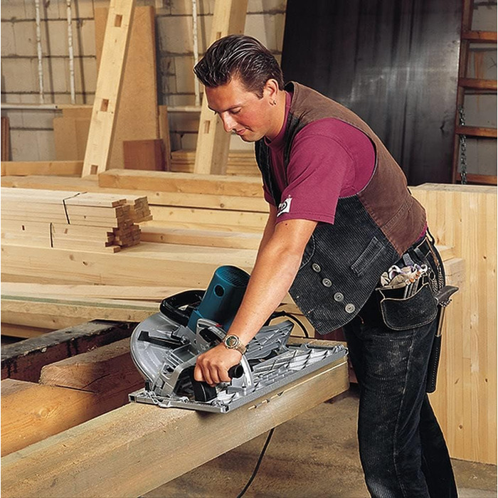 Ручна дискова пила Makita 5143R 2200 Вт, чорна, синя Basic