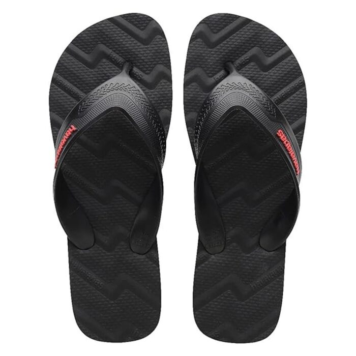 Зручні, безпечні та міцні шльопанці, широкі, закруглені ремінці та ергономічна підошва з протектором, чоловічі чорні, розмір 43/44 EU
