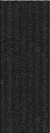 Колекція Ottomanson Scrabe Rib Нековзка гумова основа, суцільний дизайн, 70 x 50 см, для використання всередині та зовні приміщень, 70 x 50 см, чорний Чорний 2&397&39&39 x 20&39