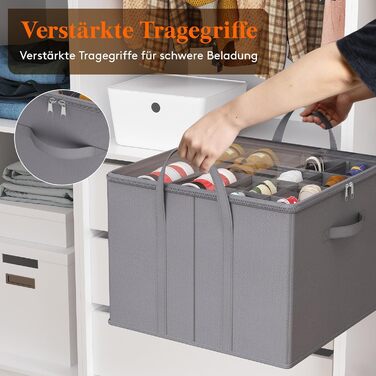 Органайзер для взуття Lifewit на 16 пар, велика взуттєва шафа з роздільниками та кришкою, компактна взуттєва коробка з ручками для зберігання взуття, сірий, комплект з 2 шт.