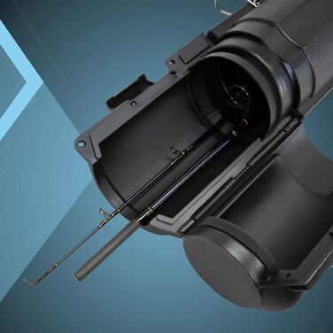 Телескопічна транспортувальна труба для вудок 160-220 см Твердий кейс для вудок, футляр для вудок, транспортувальна труба для вудок