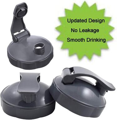 Запчастини для NutriBullet, 2 чашки по 0,9 л, 2 відкидні кришки, 2 прокладки та щітка для чищення для NutriBullet 600 Вт та 900 Вт (7 шт. )