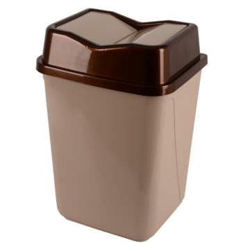 Кошик для сміття Violet House 0092 Бабочка CAPPUCHINO 30 л (7196752)