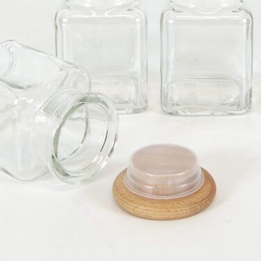 Підставка для спецій, полиця для спецій, підставка для спецій, букова деревина з 12 скляними банками для спецій