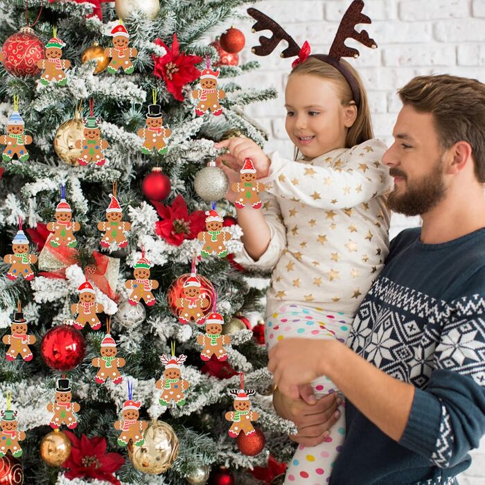 Набір для творчості LAMEK, 24 шт., пряниковий чоловічок із пінорезини