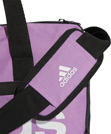 Спортивна сумка Adidas Linear Duffel Olistr / чорний / білий розмір M Preloved Purple / білий