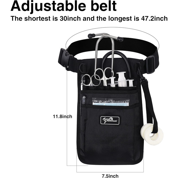 Унісекс сумка для дорослих дорожня сумка Дорожні аксесуари Організатор багажу 30X20 чорний