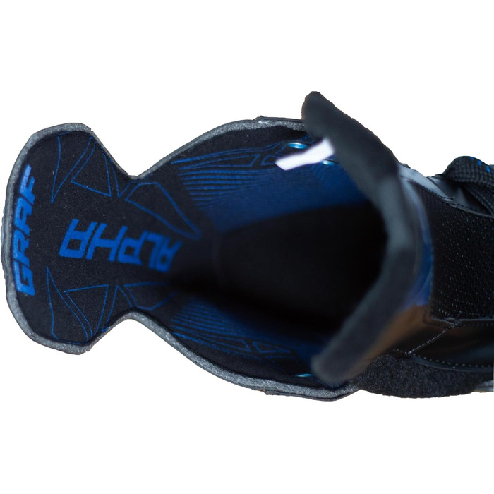 Ковзани Alpha GRAF для дорослих, людей похилого віку, для відпочинку, хокею, чорно-сині, унісекс, розмір 43