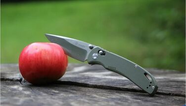 Ніж Ganzo G7531 Колір рукоятки зелений - Довжина клинка 8.9 см - Механізм замикання G-Lock - Сталь клинка нержавіюча сталь 440C