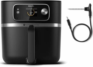 Аерофритюрниця Philips Airfryer Combi XXL HD9880/90, чорна