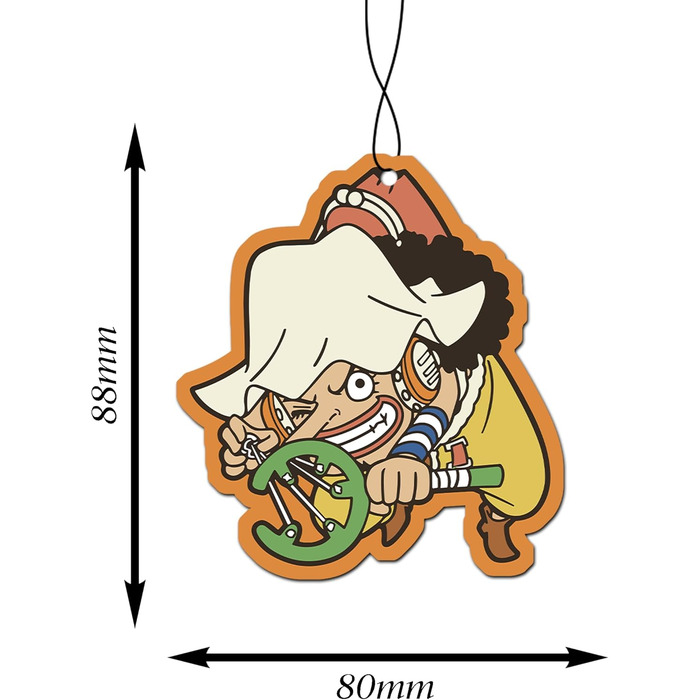 В1 автомобільний ароматизатор дерева / освіжувач повітря, аніме-ароматизатор повітря для автомобілів One Piece Chibi Style, мавпа