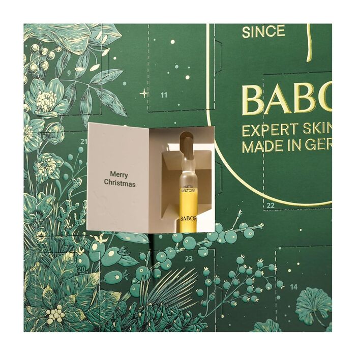 Адвент-календар, 24-денний інтенсивний ампульний догляд, зволоження, регенерація та антивіковий ефект, набір краси, косметичний календар, 24 x 2 мл 2025