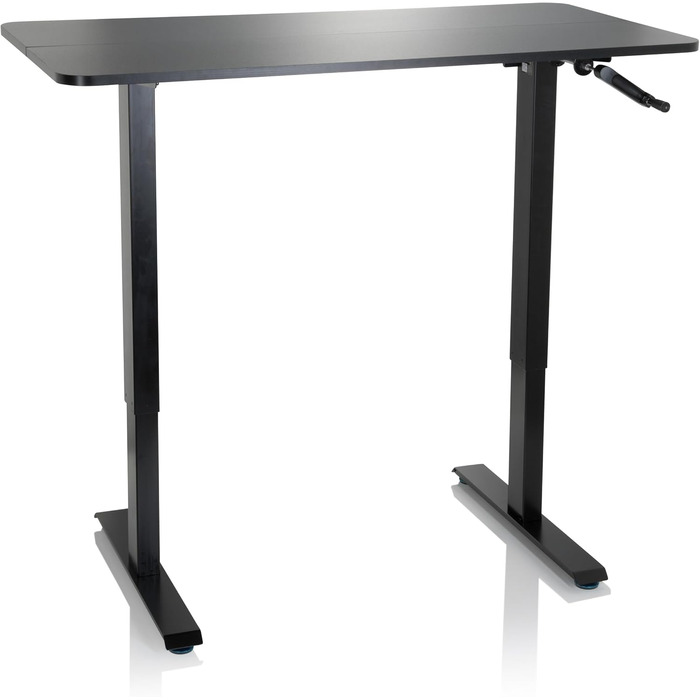 Стіл з регульованою висотою 120x60 см Stand CR Black Комп&39ютерний стіл з ручним регулюванням висоти, 802115