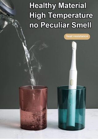 Тримач для зубних щіток, клейкий тримач для зубних щіток, підставка для зубної пасти з 4 чашками 8 відділень для зберігання насадок для зубних щіток