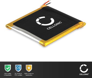 Батарейка для MP3-плеєра, сумісна з Apple iPod Nano 3-го покоління - A1236, 2 - A1199 (3.7V, 450mAh) Набір інструментів