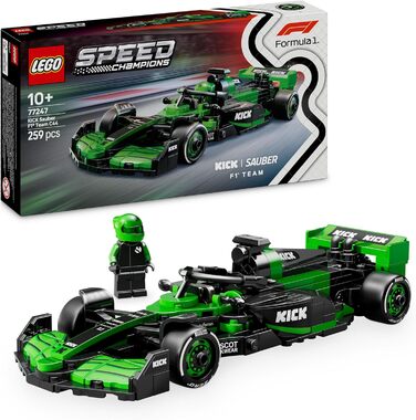 Конструктор LEGO Speed Champions Kick Sauber F1 Team C44 Racing Car 77247, 259 деталей, гоночний болід