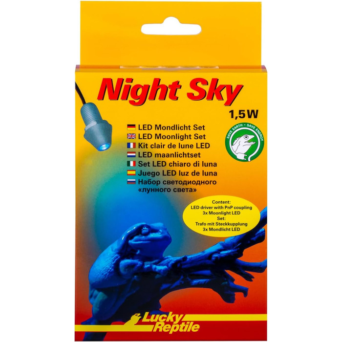 Набір світлодіодних місячних світильників Lucky Reptile Night Sky