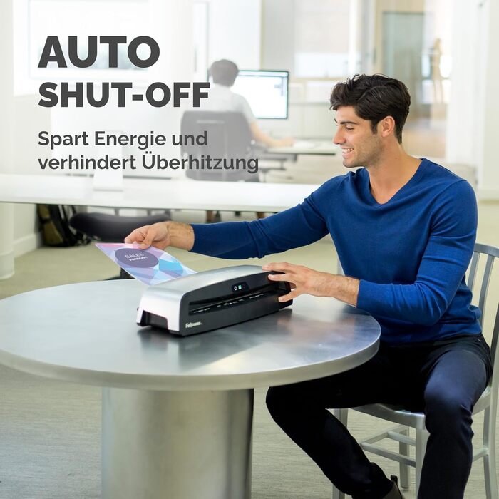 Ламінатор Fellowes A3 Neptune 3 - до 175 мікрон - час прогріву лише 60 секунд - технологія AutoSense та відстеження плівки - вкл. 10 безкоштовних пакетів для ламінування. Ламінатор Neptune 3 Single.