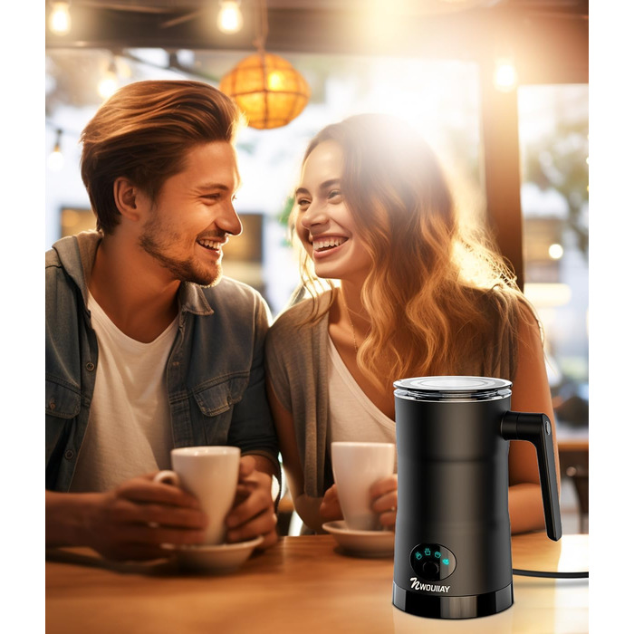 Вт піноутворювач для молока електричний 4 в 1 Автоматичний піноутворювач для підігріву молока з антипригарним покриттям Автоматичн