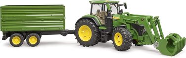 З фронтальним навантажувачем і причепом, 09828 John Deere 7R 350