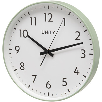 Настінний годинник Unity Fradley, безшумний, сучасний, зелений, 30 см