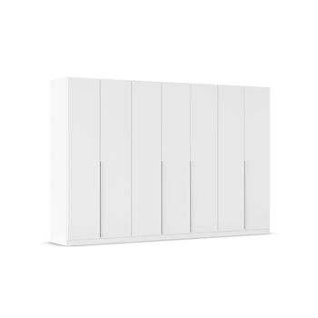 Меблі Rauch Alabama, шафа для спальні, дитячої кімнати, вітальні, гардеробної, передпокою, 7-дверна, з основними аксесуарами, колір білий, ширина 315 см