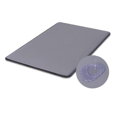 Водонепроникний килимок для собак на вулиці - 90x57 см, ліжко для собак середнього розміру зі штучної шкіри, легко чиститься, портативна подушка для собак, що економить місце, матрац для собак, який можна прати, для використання в приміщенні та подорожей,