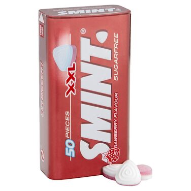 М'ятні цукерки зі смаком полуниці 12 x 35 г Smint
