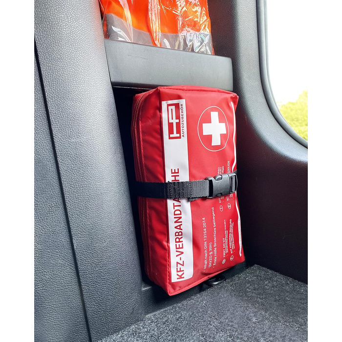 Аптечка червоного кольору - Мінімальний термін зберігання мін. 4 роки Без масок, 10039 KFZ -