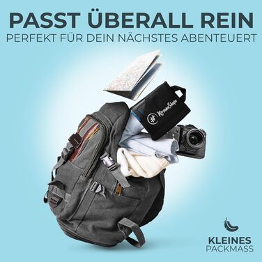 Рушник з мікрофібри NirvanaShape, рушники з мікрофібри легкі, компактні як банний рушник, дорожній рушник, пляжний рушник, спортив