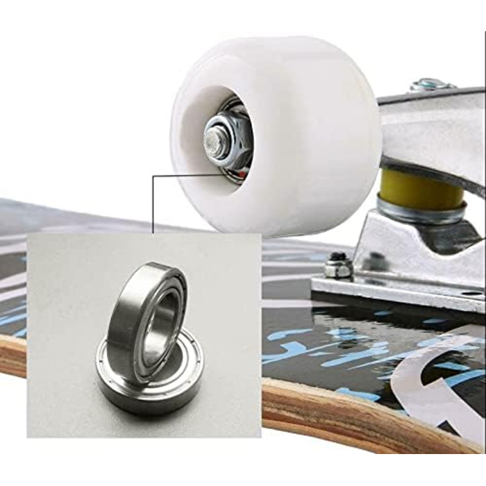 Скейтборд 31" Fashion Double Kick 7-шаровий канадський клен – повний компліт для дітей 5-8 років, підлітків та дорослих, модний дизайн