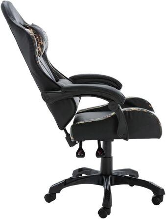 Ігрове крісло LAPOOH, Ігрове крісло, Робоче крісло, Комп&39ютерне крісло, Офісне крісло, Чорний та камуфляжний штучна шкіра