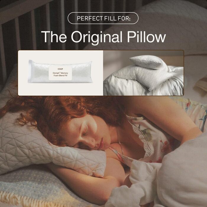 Піна з ефектом пам&39яті з перехресним нарізом - Наповнювач для подушок середньої щільності, мішок 0,9 кг - Змінний пакет для персоналізації вашої преміальної подушки - Сертифіковано Greenguard Gold та CertiPUR-US.