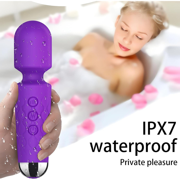 Вібратор Vibration для жінок Sex Toys, Фалоімітатор з 8 інтенсивностями вібрації, Секс іграшка для жінок пар 20 частот вібрації, Набори вібраторів для жінок Паличка для масажу клітора, фіолетовий