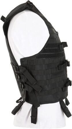 Жилет Mil-Tec унісекс Molle Carrier Vest один розмір чорний