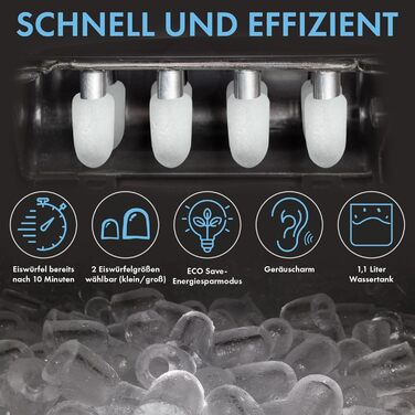 Машина для виробництва кубиків льоду Clatronic®