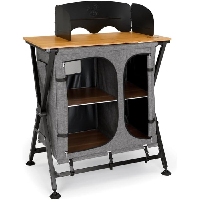 Кухонна скринька та шафа Camp LIFE Samara Вулична кухонна шафа для автомобіля, кемпінгу, кухні, міні-кухня для намету, тенту, автофургона Дорожня кухня, кемпінгова шафа, складна кухонна скринька M