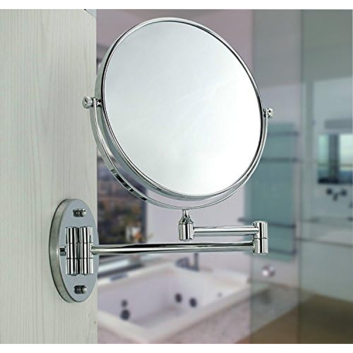 Звичайне косметичне дзеркало Loywe 7-кратне, дзеркало для макіяжу, дзеркало для гоління, складне настінне дзеркало LW32 (7-кратне)