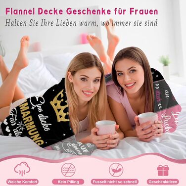Подарунки для найкращих друзів, подарунки на ковдру-обійми для дівчини, подарунок на день народження найкращій подругі, подарунки для жінок, сестри, колеги, дружини та матері на день народження, Різдво, 150x200 см