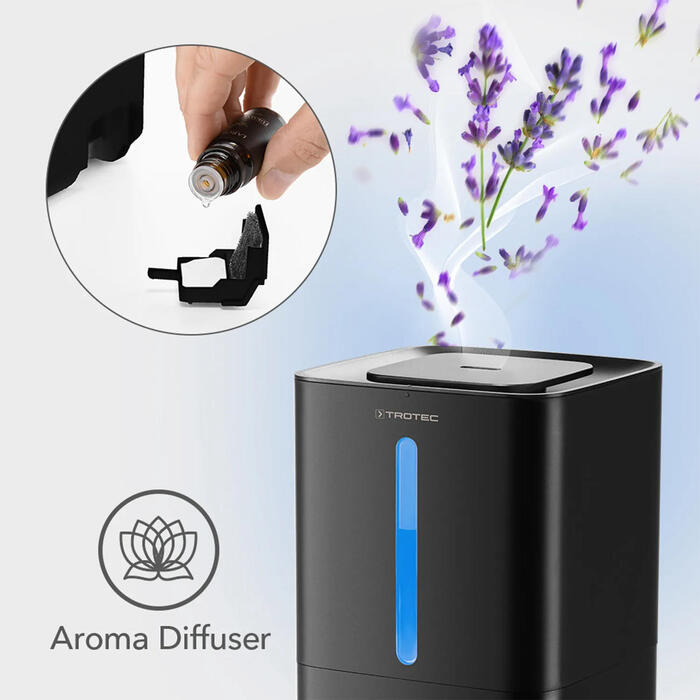 Зволожувач повітря ультразвуковий Trotec B 4 E Black (1160000053)