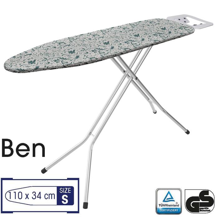 Дошка для прасування Casa Si Ben 110x30 Silver/White Plants (CS98090G323)