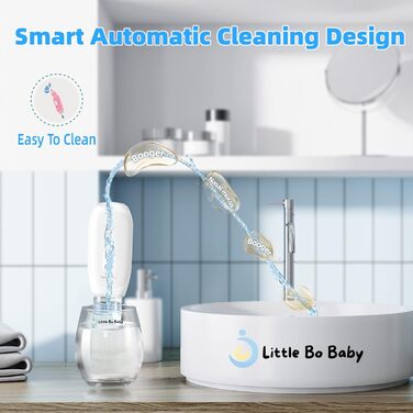 Назальний аспіратор Little Bo Baby силіконовий, синій