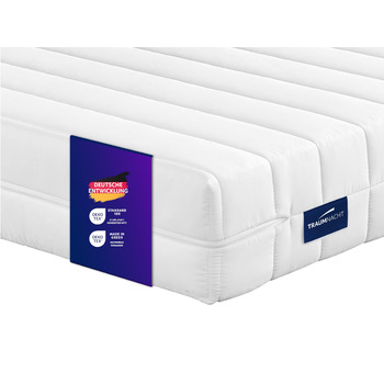 Матрац Traumnacht Easy Comfort Duo з холодної піни 90x200 см H2 та H3 Ергономічний та повітропроникний Сертифіковано Oeko-Tex Висота 11 см Гіпоалергенний та антибактеріальний Німецький стандарт якості, рівень жорсткості H2 (м&39який) H3 (середньо-жорсткий