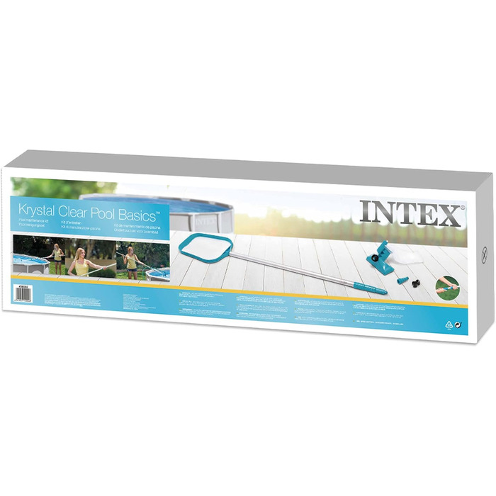 Набір для обслуговування басейну Intex - Аксесуари для басейну - Набір для чищення басейну 28002 синій, 3 предмети