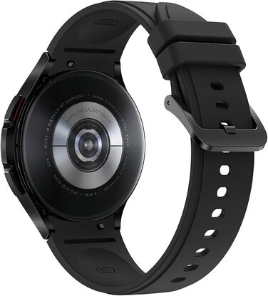 Круглий смарт-годинник Bluetooth, Wear OS, обертовий безель, фітнес-годинник, фітнес-трекер, 46 мм, чорний, 4 Classic