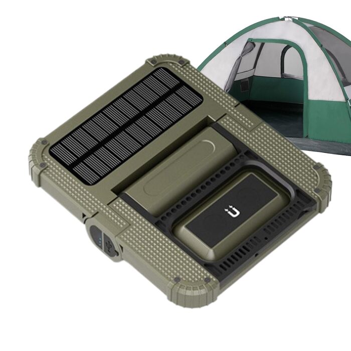 Світлодіодний кемпінговий ліхтар, складаний, магнітний, ABS, на сонячній енергії, для відключення електроенергії, нічної риболовлі, прогулянок, роботи, активного відпочинку, походів, скелелазіння