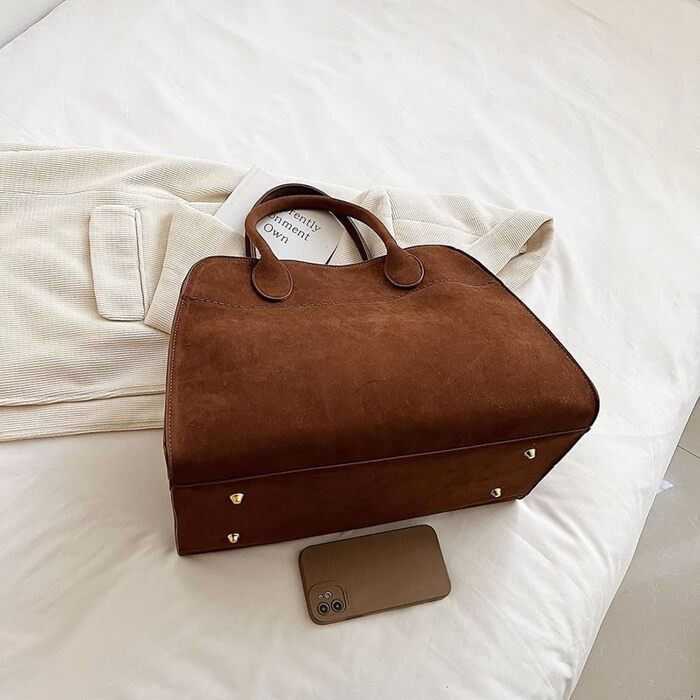 Загальна жіноча сумка Crossbody, замша, гаманець, сумка, вінтажна, з верхньою ручкою, модна, ретро, сумка через плече для роботи,