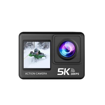 Підводна камера Matrodive 5k Ultra HD - Опануйте техніки глибоководної зйомки. Екшн-камера із сенсорним екраном C1-5K - Ідеально підходить для екстремальних видів спорту та пригод. 6*4*2 см Чорний колір