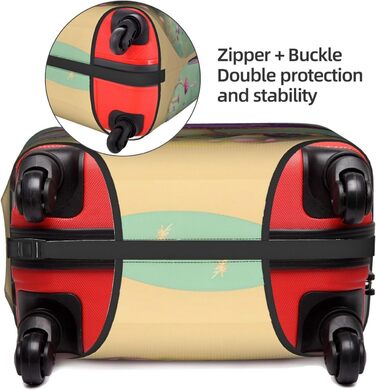 Чохол для валізи Мрійливий фіолет Pilz з еластичної тканини, унісекс, для ділових поїздок, білий, 85 см